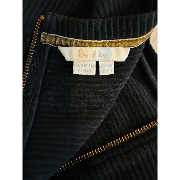 Boden Ottoman Mini Black Dress Size 6 - Picture 5 of 9